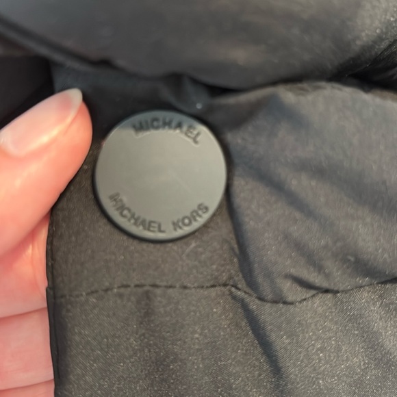 Michael Kors Asymmetrical Belted Down Jacket ￼ - Picture 6 of 9